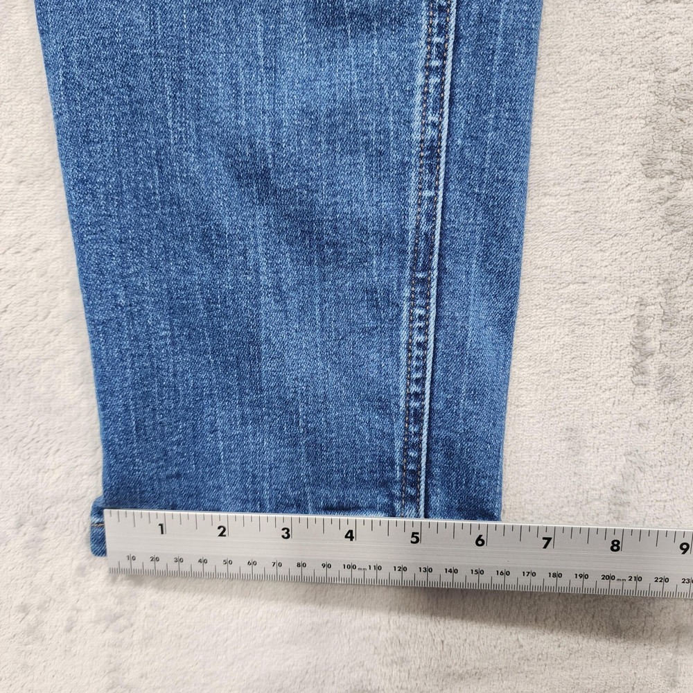 Maurices Jeans Womens 6 SHORT Blue Mid Rise Slim Straight Ankle Original Stretch - Picture 14 of 15